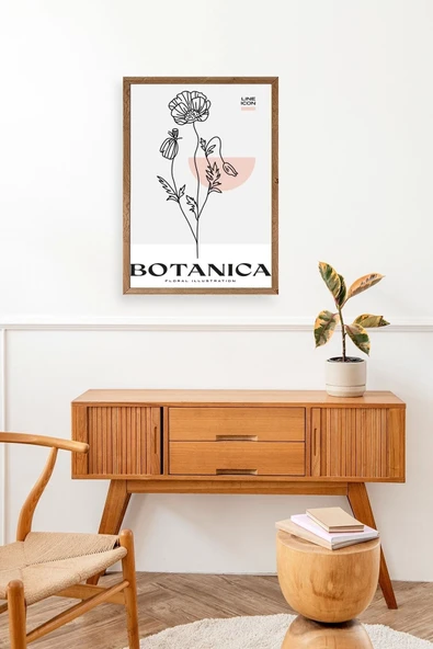 Çiçek Ahşap Çerçeveli Tablo 50 x 70 - Resim 3