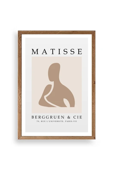 Modern Ahşap Çerçeveli Tablo 17 x 23 ürün görseli 1