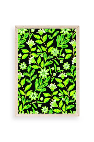 Yapraklar Ahşap Çerçeveli Tablo 50 x 70 ürün görseli 1