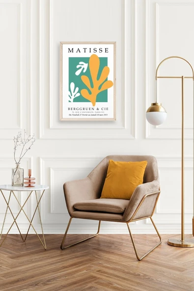 Soyut Ahşap Çerçeveli Tablo 30 x 42 - Resim 2