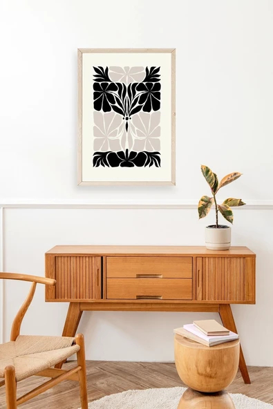 Çiçek Ahşap Çerçeveli Tablo 17 x 23 - Resim 3