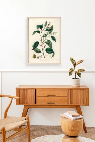 Yaprak Ahşap Çerçeveli Tablo 30 x 42 - Resim 3