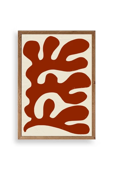 Soyut Ahşap Çerçeveli Tablo 23 x 30 ürün görseli 1