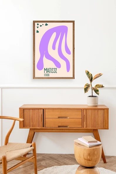 Soyut Ahşap Çerçeveli Tablo 17 x 23 - Resim 3