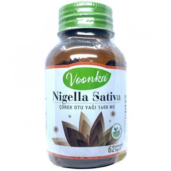 Voonka Çörek Otu Yağı 62 Kapsül (Nigella Sativa) ürün görseli