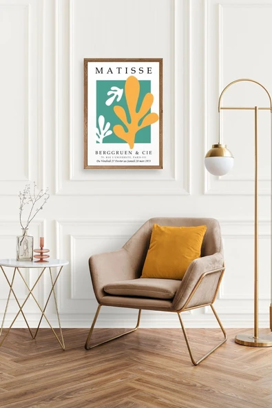 Soyut Ahşap Çerçeveli Tablo 50 x 70 - Resim 2