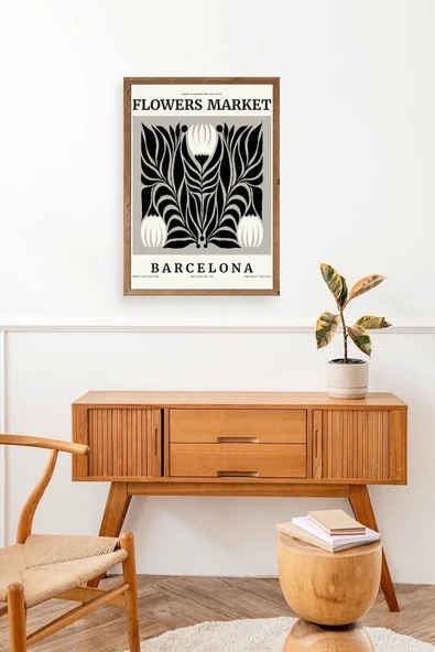 Çiçek Ahşap Çerçeveli Tablo 17 x 23 - Resim 3