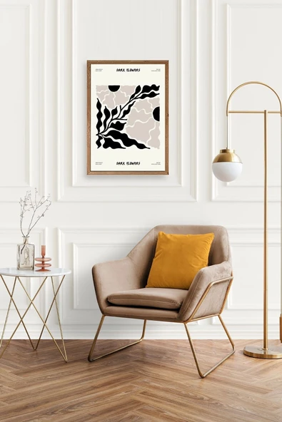 Çiçek Ahşap Çerçeveli Tablo 50 x 70 - Resim 2