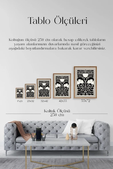 Çiçek Ahşap Çerçeveli Tablo 23 x 30 - Resim 4