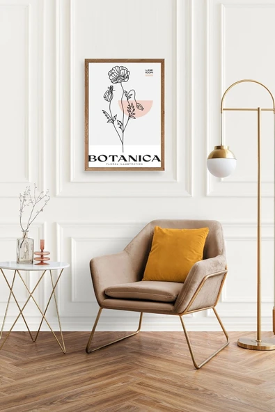 Çiçek Ahşap Çerçeveli Tablo 50 x 70 - Resim 2