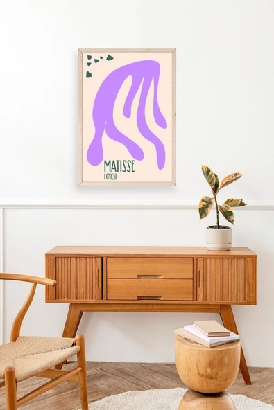 Soyut Ahşap Çerçeveli Tablo 17 x 23 - Resim 3