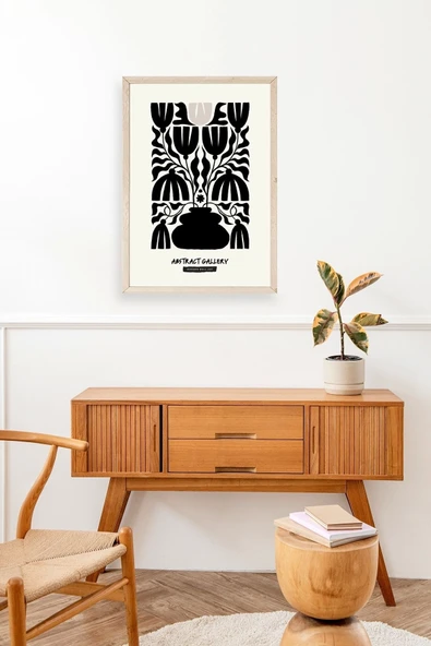 Çiçek Ahşap Çerçeveli Tablo 50 x 70 - Resim 3