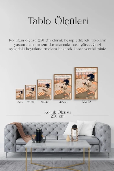 De Feure Ahşap Çerçeveli Tablo 23 x 30 - Resim 5