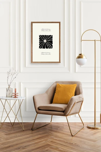 Çiçek Ahşap Çerçeveli Tablo 30 x 42 - Resim 2