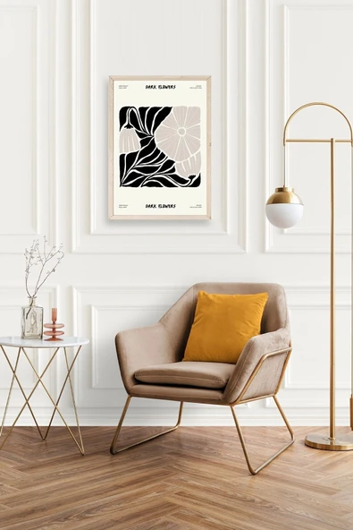 Çiçek Ahşap Çerçeveli Tablo 50 x 70 - Resim 2