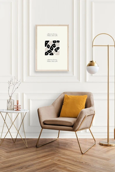 Çiçek Ahşap Çerçeveli Tablo 30 x 42 - Resim 2