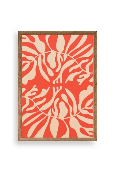 Modern Ahşap Çerçeveli Tablo 17 x 23 ürün görseli 1