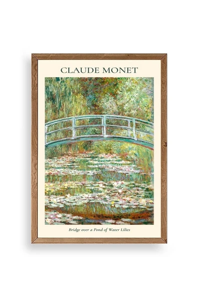 Claude Monet Ahşap Çerçeveli Tablo 30 x 42 ürün görseli 1