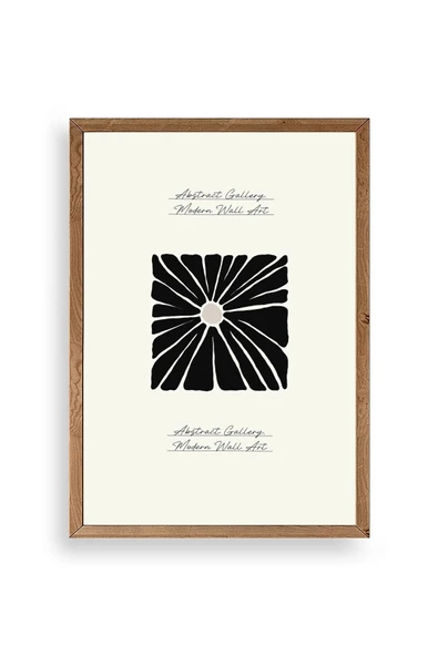 Çiçek Ahşap Çerçeveli Tablo 30 x 42 ürün görseli 1