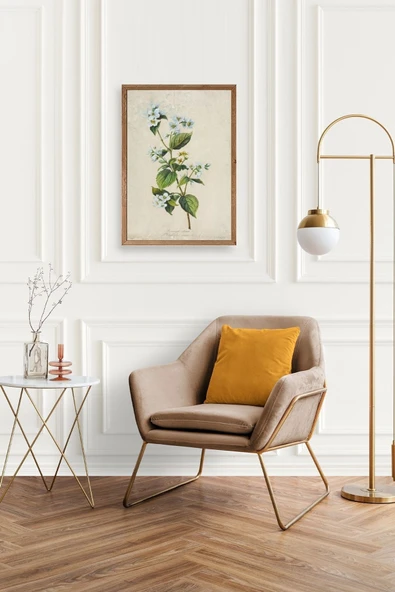 Çiçek Ahşap Çerçeveli Tablo 23 x 30 - Resim 2