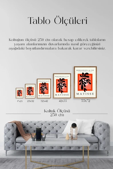 Modern Ahşap Çerçeveli Tablo 30 x 42 - Resim 5