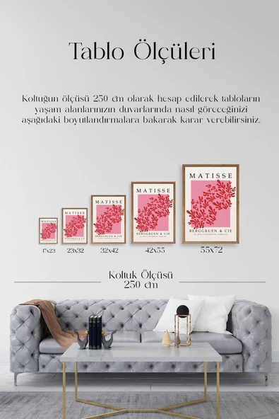Çiçek Ahşap Çerçeveli Tablo 30 x 42 - Resim 5