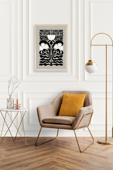 Çiçek Ahşap Çerçeveli Tablo 23 x 30 - Resim 2