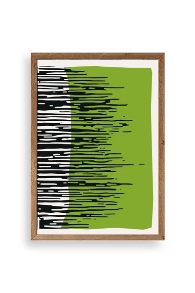 Modern Ahşap Çerçeveli Tablo 17 x 23 ürün görseli 1