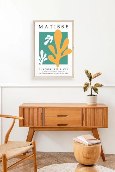 Soyut Ahşap Çerçeveli Tablo 30 x 42 - Resim 3