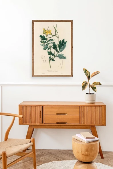 Çiçek Ahşap Çerçeveli Tablo 17 x 23 - Resim 3