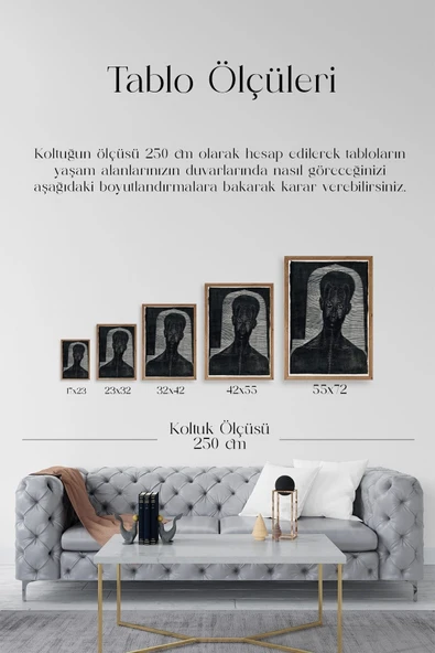 Samuel Jessurun Ahşap Çerçeveli Tablo 50 x 70 - Resim 5