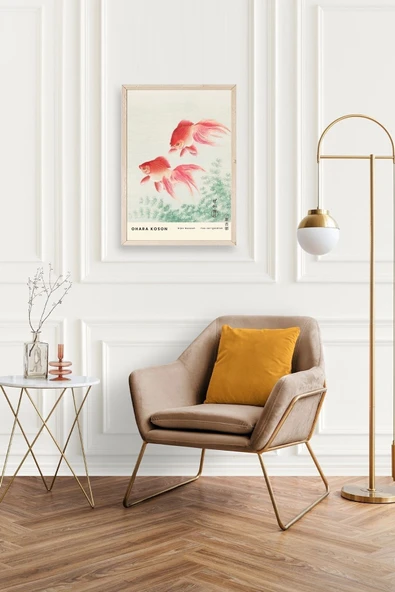 Ohana Koson Ahşap Çerçeveli Tablo 23 x 30 - Resim 2