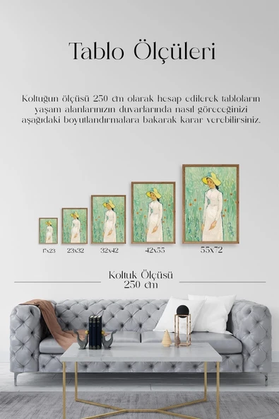Van Gogh Ahşap Çerçeveli Tablo 30 x 42 - Resim 5