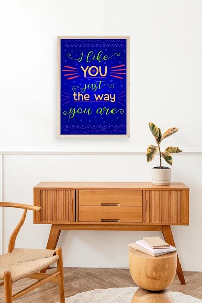 Motto Ahşap Çerçeveli Tablo 17 x 23 - Resim 3