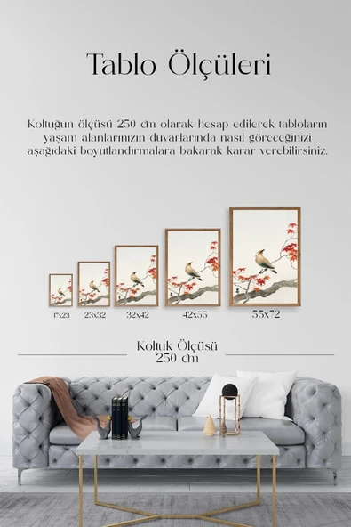 Floral Eclectic Ahşap Çerçeveli Tablo 50 x 70 - Resim 5