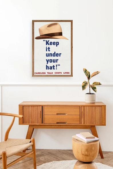 Motto Ahşap Çerçeveli Tablo 50 x 70 - Resim 3