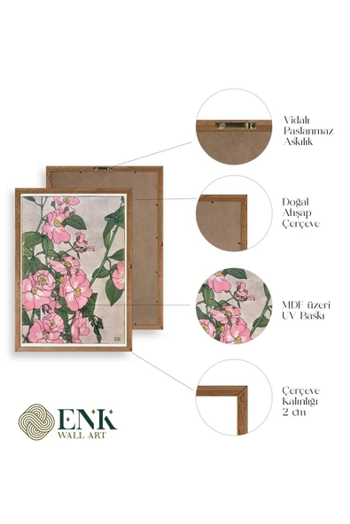 H. B. O. Ahşap Çerçeveli Tablo 23 x 30 - Resim 4