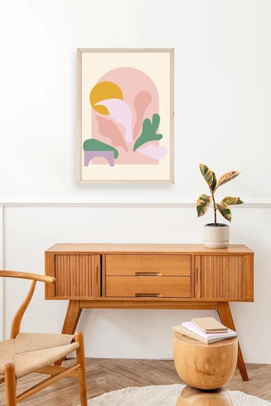 Modern Ahşap Çerçeveli Tablo 17 x 23 - Resim 3