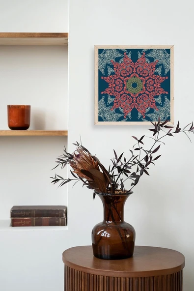 Motif Ahşap Çerçeveli Tablo 42 x 42 - Resim 3
