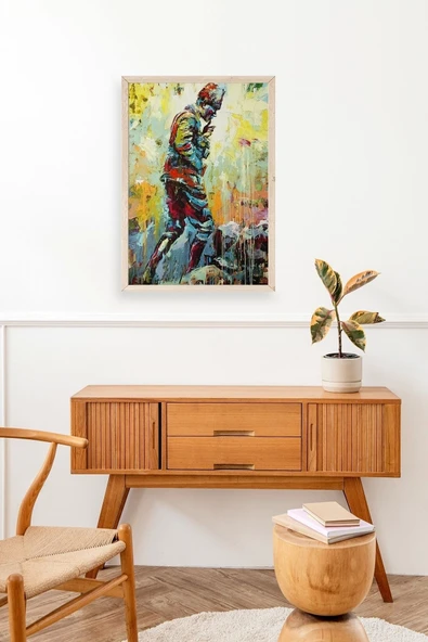 Atatürk Ahşap Çerçeveli Tablo 17 x 23 - Resim 2