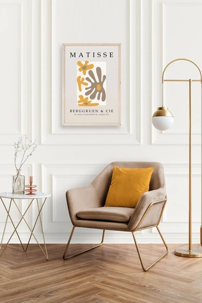 Çiçek Ahşap Çerçeveli Tablo 30 x 42 - Resim 2