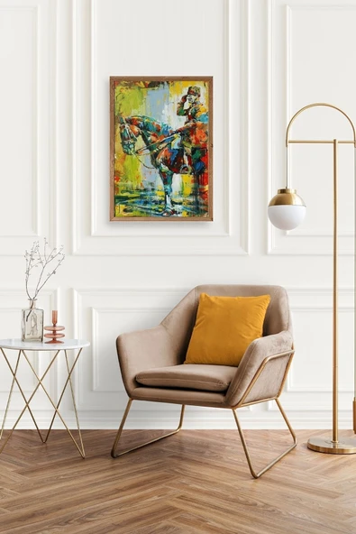 Atatürk Ahşap Çerçeveli Tablo 17 x 23 - Resim 2