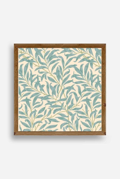 Yaprak Ahşap Çerçeveli Tablo 23 x 23 ürün görseli 1