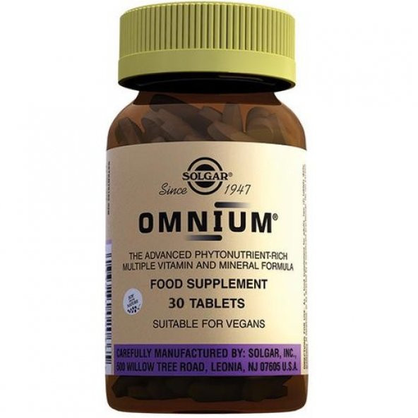 Solgar Omnium 30 Tablet