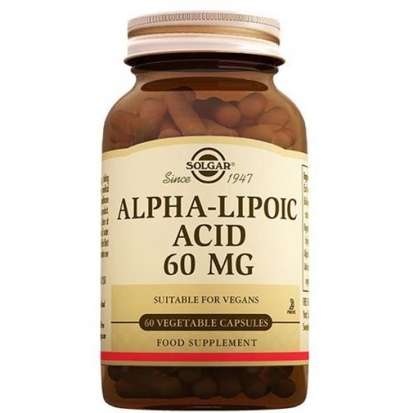 Solgar Alpha Lipo Acid 60 Mg 60 Kapsül
