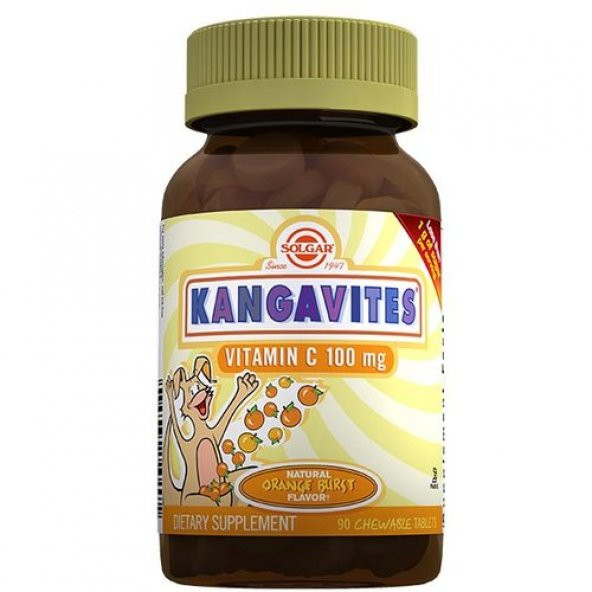 Solgar Kangavites Chewable Vitamin C 100 mg 90 Tablet