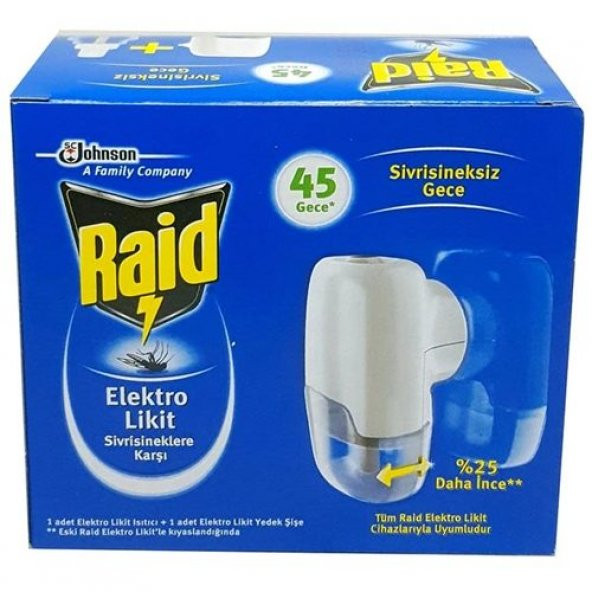 Raid Electro Likit Yedek 35 ml