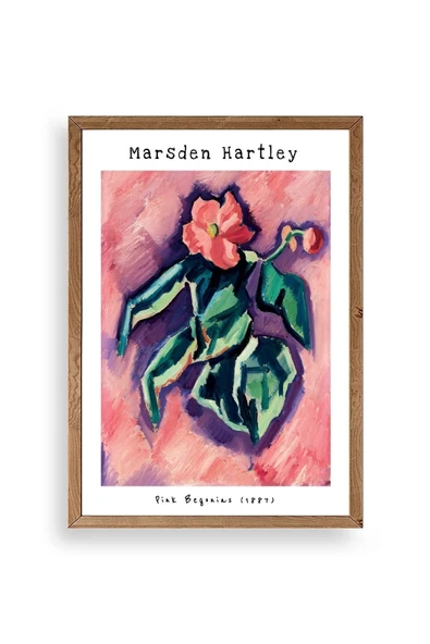 Marsden Hartley Ahşap Çerçeveli Tablo 23 x 30 ürün görseli 1