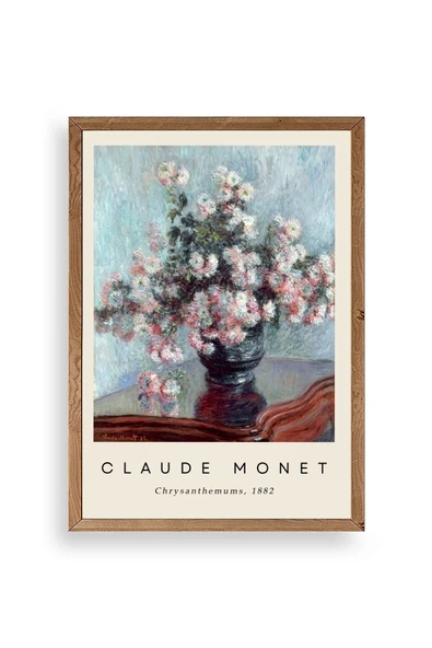 Claude Monet Ahşap Çerçeveli Tablo 30 x 42 ürün görseli 1