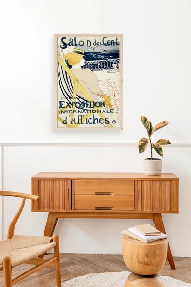 Henri Toulouse-Lautrec Ahşap Çerçeveli Tablo 23 x 30 - Resim 3